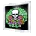 Icon of Boo Skull Poster