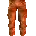 Icon of Orange Leather Pants