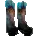 Icon of Boots with a Waterlily Print
