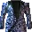 Icon of Robe with a Blue Leopard Print