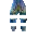Icon of Open Pants with a Waterlily Print