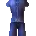 Icon of Blue Organic Combat Suit